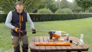 STIHL HSA 86 ꘡ How to sharpen the blades of a cordless hedge trimmer | STIHL Tutorial
