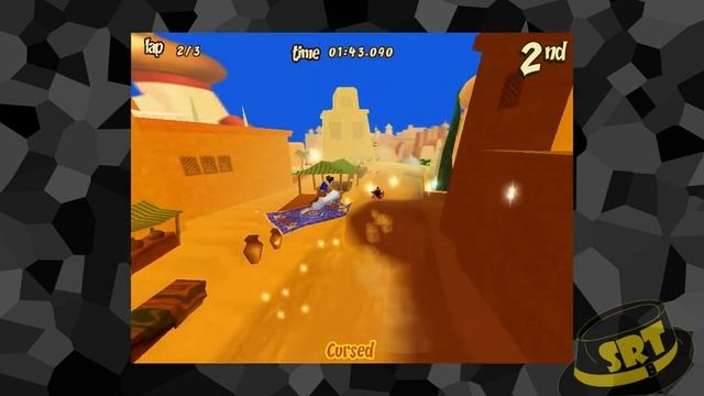 JOGO DE CORRIDA RARO! Aladdin Magic Carpet Racing смотреть онлайн