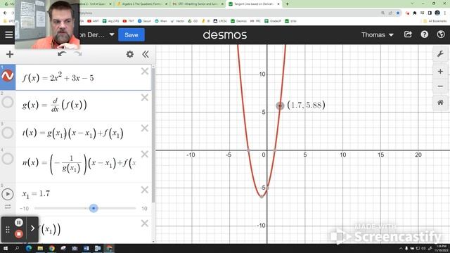 Desmos Graphing Calculator - How to graph the Tangent and Normal Line of a Function in Desmos. смотреть онлайн