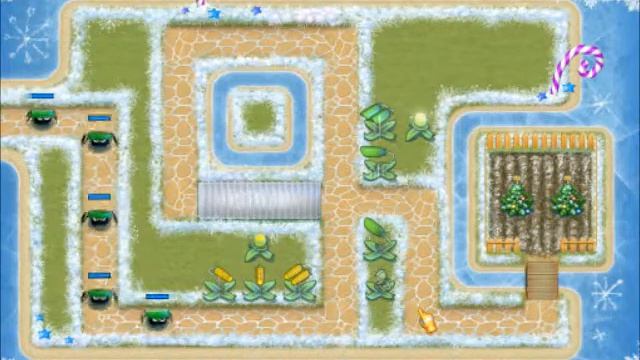 Garden Rescue Christmas level 6 General no gadgets walkthrough смотреть онлайн