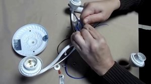 Сборка и подключения люстры на три рожка