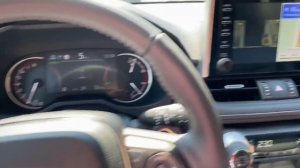 Адаптивный круиз контроль Тойота РАВ4, почти автопилот.