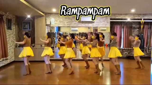RAMPAMPAM - Line Dance || Beauty LD Dutamas || Demo || Mei2 LD Class смотреть онлайн