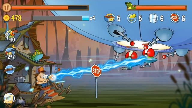 БОЛОТНАЯ Атака #14 Детская игра для детей на андроид Swamp Attack ИГРА #Мобильные игры смотреть онлайн