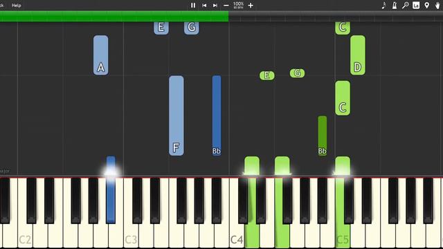 howls-moving-castle-koi-da-ne - [Synthesia] Piano cover смотреть онлайн