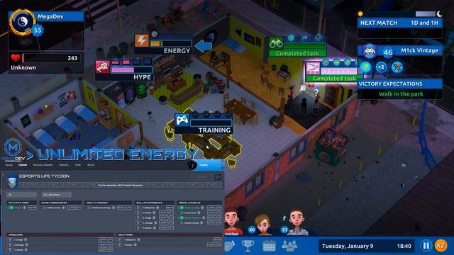 ESPORTS LIFE TYCOON Cheats: Instant Scouting, Unlimited Energy, ... | Trainer by MegaDev смотреть онлайн