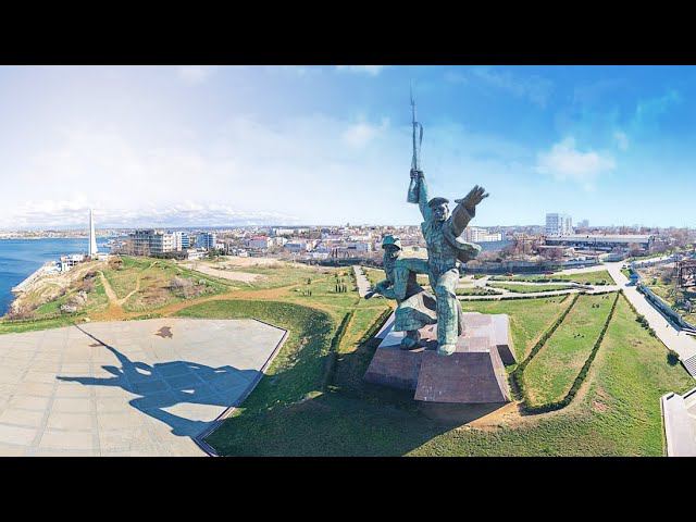 На машине в Крым. Едем в Севастополь. Озеро-Сердце и прогулка по вечернему городу. смотреть онлайн
