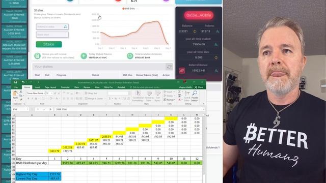 Avarice 3131 BNB DAY 6! Selling Stakes . Excel Sheet for STATS смотреть онлайн