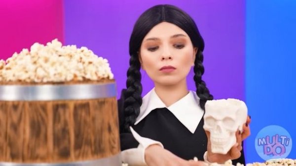 Wednesday vs Grandma Cooking Challenge | Funny Food Situations by Multi DO Challenge