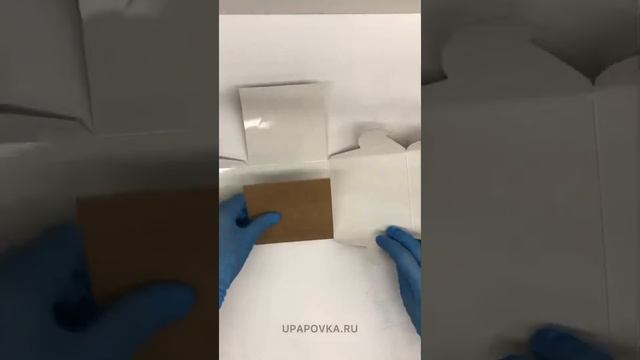 Сборка коробки для капкейков #сборкакоробки #упаковка смотреть онлайн