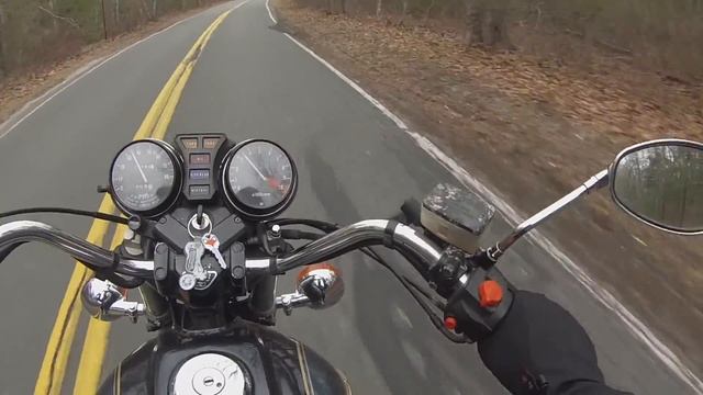 1981 Honda CB750 Custom Quick ride смотреть онлайн