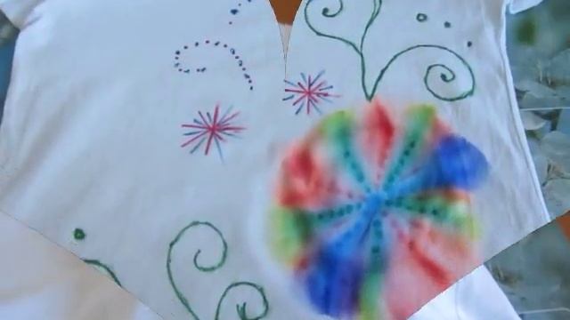 Рисование на футболке перманентными маркерами смотреть онлайн