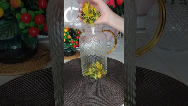 #Одуванчиковый чай 🍵 очень полезный  это ещё называют( чай на мочи 😁) это и мочегонное !