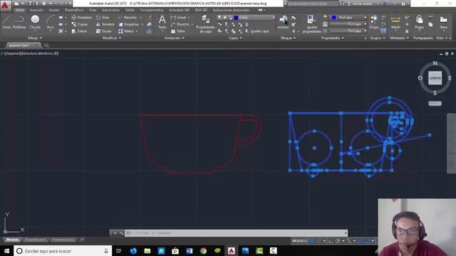 DIBUJANDO UNA TAZA EN AUTOCAD 2015 -PARTE 2 смотреть онлайн