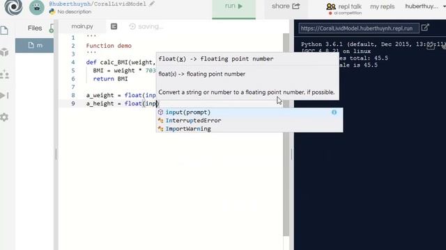 Python function demo смотреть онлайн
