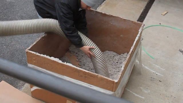 Укладка утеплителя выдувной установкой Accu Vac14. Монтаж утеплителя профессиональным оборудованием смотреть онлайн