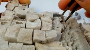 ГОРЫ ДЛЯ ДИОРАМЫ СВОИМИ РУКАМИ. Только пеноплекс и текстурная паста!