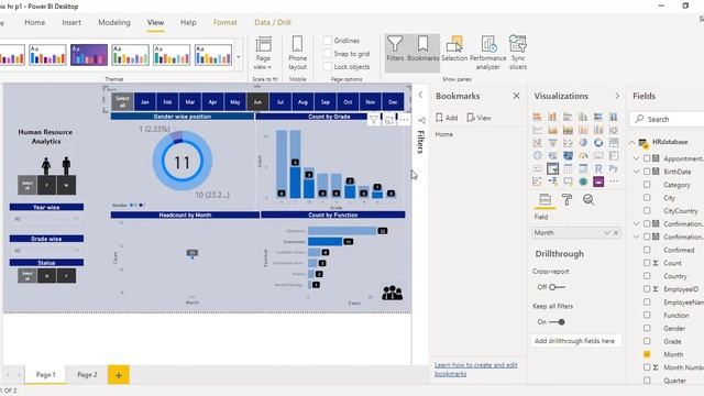 Creating BOOKMARKS in POWER BI (Urdu/Hindi) смотреть онлайн