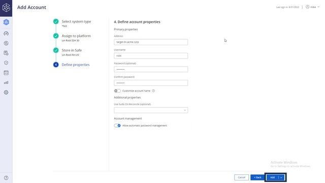 How to add and manage a Privileged account (Linux) | CyberArk смотреть онлайн