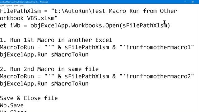 How to Run VBA Macro without opening Excel file? смотреть онлайн
