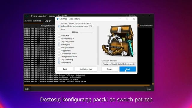 Crystal Launcher - Instalacja paczki LabyMod смотреть онлайн