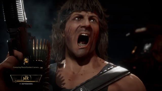 Rambo Machine gun scream смотреть онлайн