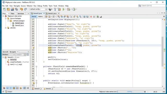 Java Swing+MigLayout Tutorial - Simple Form смотреть онлайн