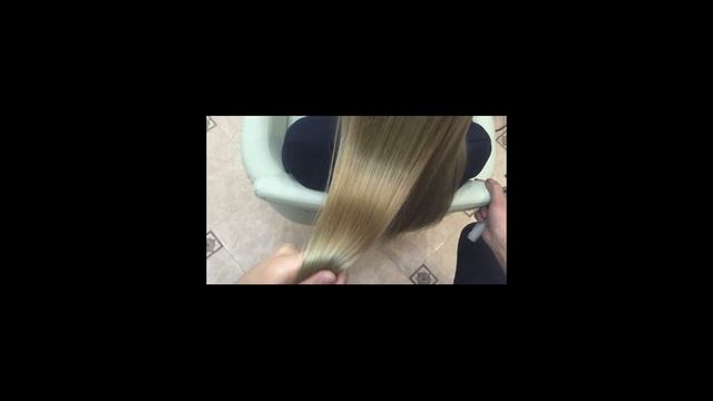 Окрашивание в технике "балаяж" с применением системы Olaplex смотреть онлайн