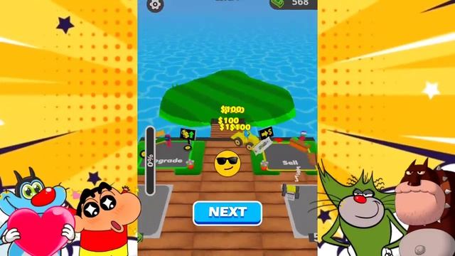 Oggy And Jack try to Max Level in Grass Reaper Game ? Oggy Game смотреть онлайн