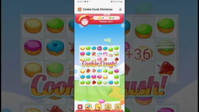 Let's Play Cookie Crush Christmas Game смотреть онлайн