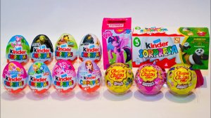 15 Киндер Сюрпризов Холодное Сердце Май Литл Пони Фиксики Свинка Пеппа Принцессы Диснея