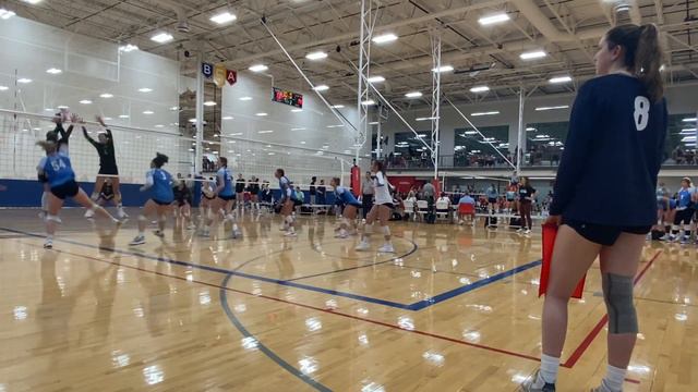 417 Juniors 17 Black vs. Nebraska ONE 16 Synergy, Set 2 (Midwest PreNational Warmup, Lawrence, KS) смотреть онлайн