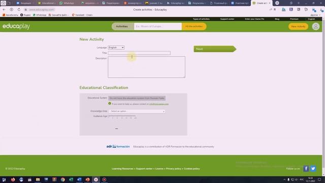 Конструктор интерактивных заданий Educaplay смотреть онлайн