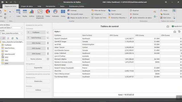 4 - Rejilla Grid en DevExpress Dashboard смотреть онлайн