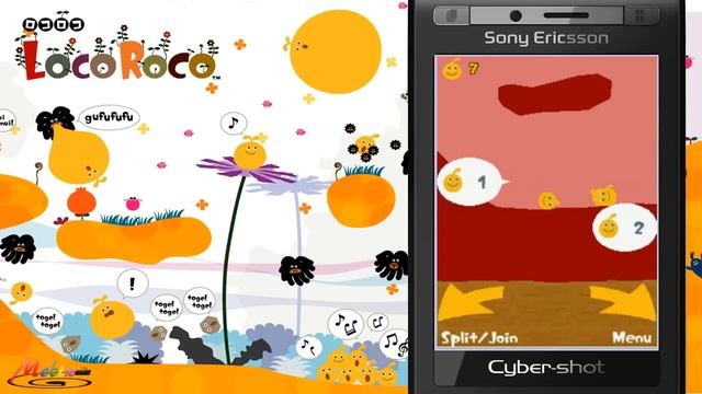 [HD] LocoRoco HI (Touch Screen Fixed / Accelerometer Support) Java Mobile Game смотреть онлайн