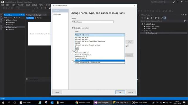 Step-by-Step Guide: How to create an SSRS Report in Visual Studio using SSDT смотреть онлайн