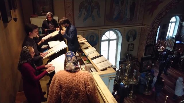 Хор храма Архистратига Михаила - На утрене - Великая Пятница - Последование Страстей смотреть онлайн