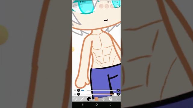 как нарисовать пресс для мальчика в гаче? тутор) смотреть онлайн