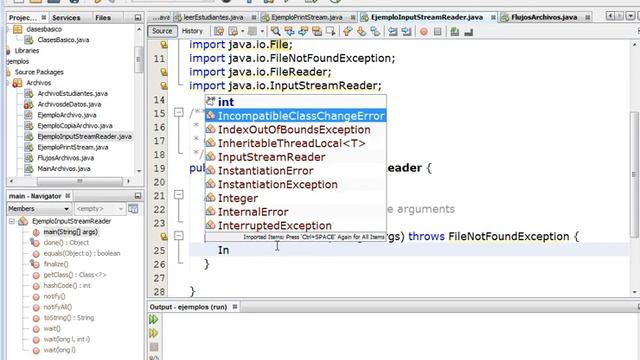 231 Clase InputStreamReader en Java смотреть онлайн