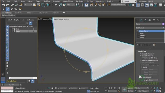 Создание стула в 3ds max. ⑁ Построение стульев из сплайнов. Интерьер. Курс. Урок 45 смотреть онлайн