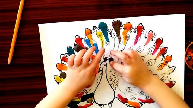 Лепим из пластилина. Как слепить павлина. смотреть онлайн