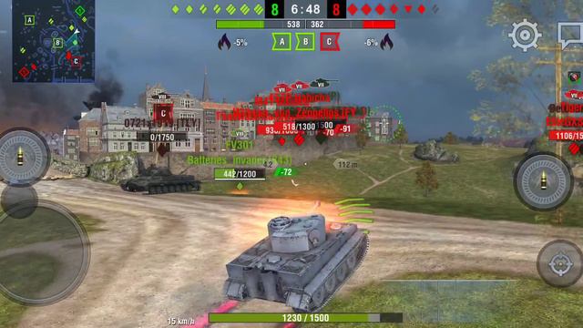 World of tanks blitz Tiger 1 PT.4 смотреть онлайн