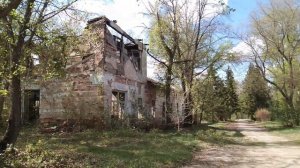 СМВ. Территория санатория и Серное озеро в Серноводске.