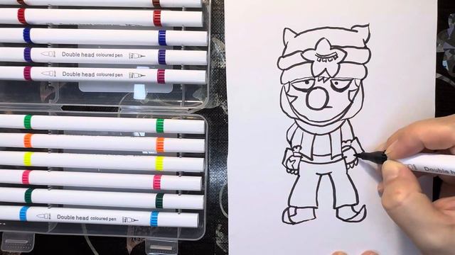 Как нарисовать Сэнли из игры Бравл Старс | How To Draw Senly From The Game Brawl Stars