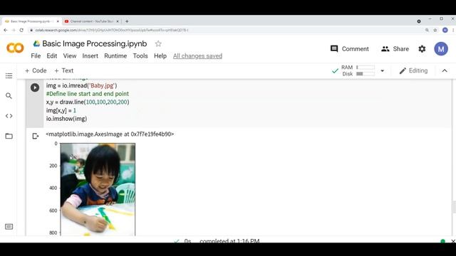 Basic Image Processing Using Python Tutorial 6 ( Drawing line and circle on an image) смотреть онлайн