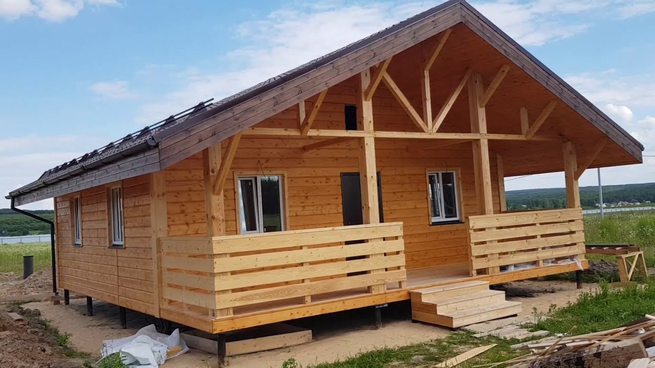 д. Приозерное. Дом в стиле шале по индивидуальному проекту СК "Белый дом" смотреть онлайн