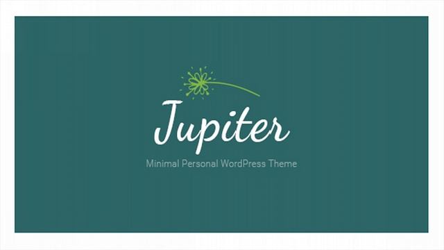 Jupiter Minimal Personal WordPress Theme | Themeforest Website Templates and Themes смотреть онлайн