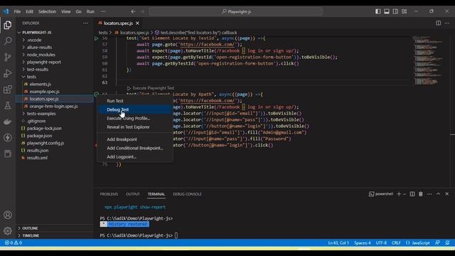 #Tutorials 11 || How to find element XPath and CSS selector || Playwright Java script смотреть онлайн