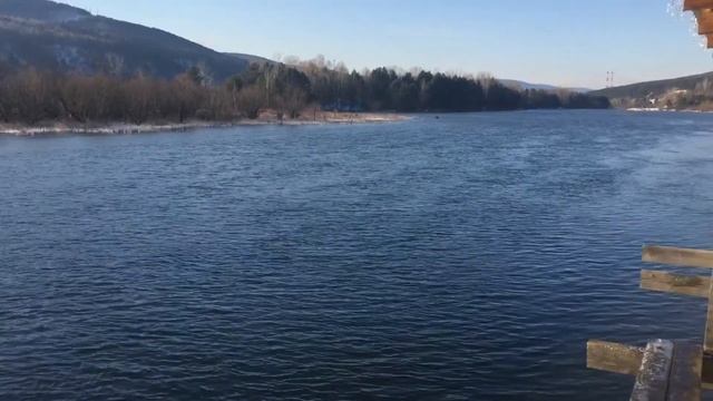 Красноярск ноябрь 2020 Удачный после бани Вид на Енисей смотреть онлайн