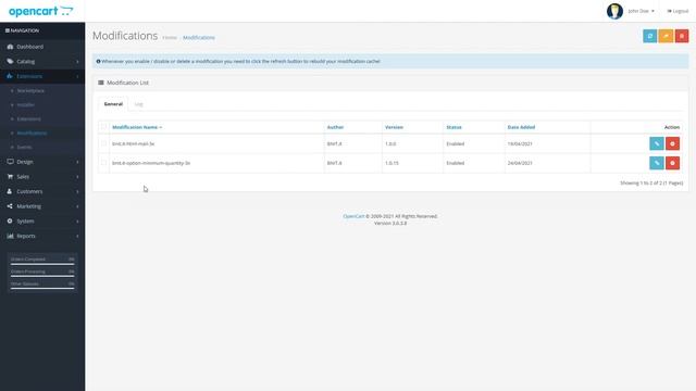 Opencart - option minimum quantity Extension смотреть онлайн